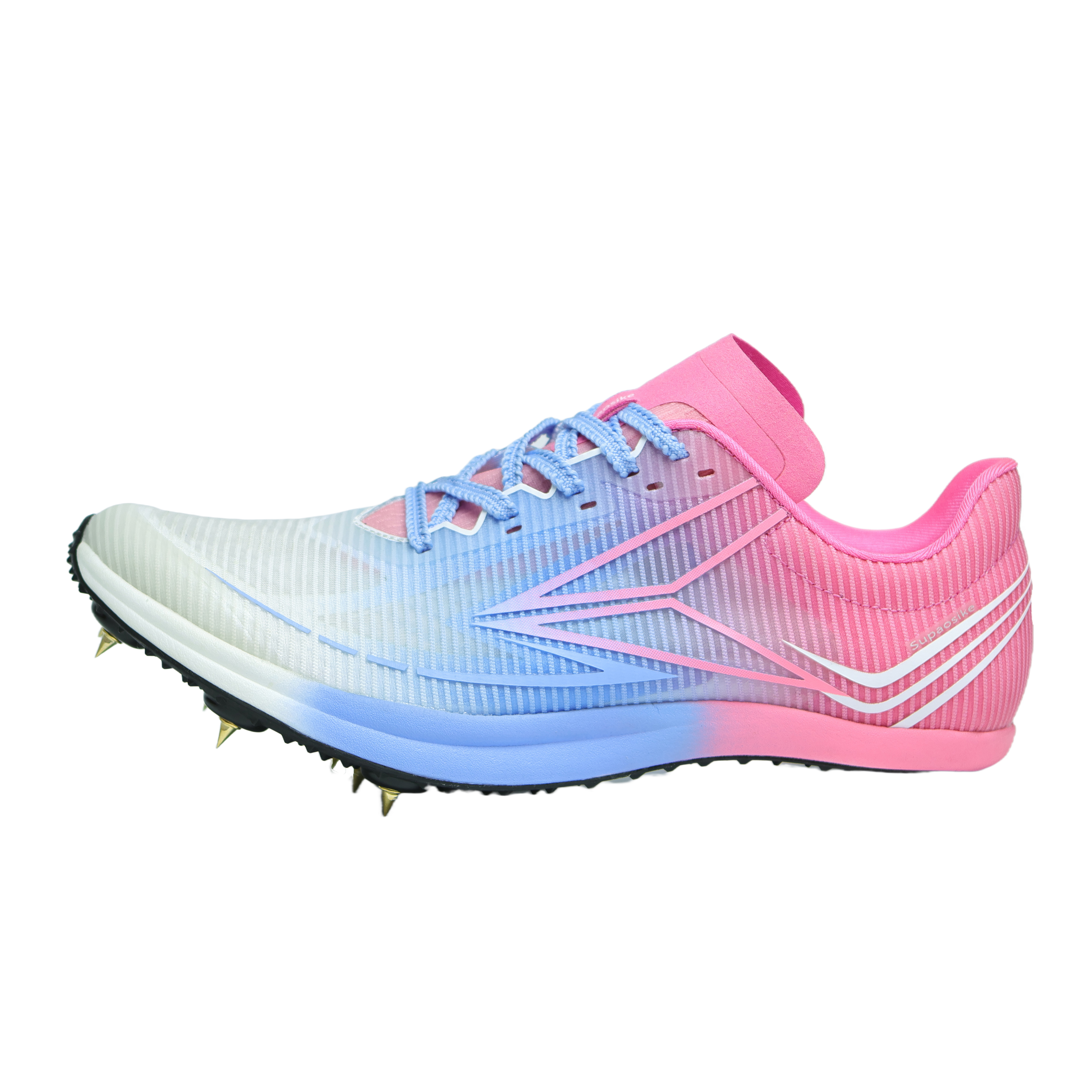 SUPAOSIKE Cushioning Support Abrasion Resistant Low top Broken Ten S9 Unisex Blue Pink