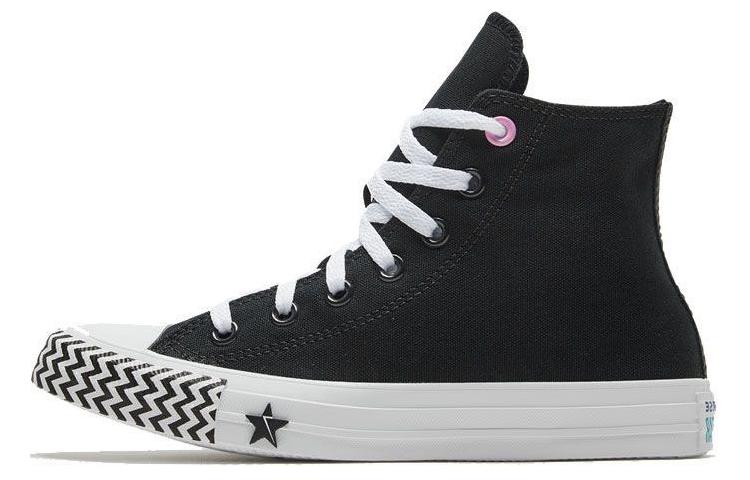 Женские кеды Converse Chuck Taylor All Star Voltage High Top (черные) — Чёрный — фото 1