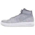 Nike Af1 Ultra Flyknit Mid Wolf Grey White