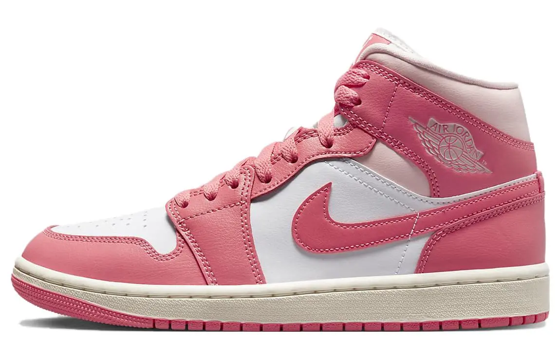 Jordan 1 Mid Strawberries And Cream Women's