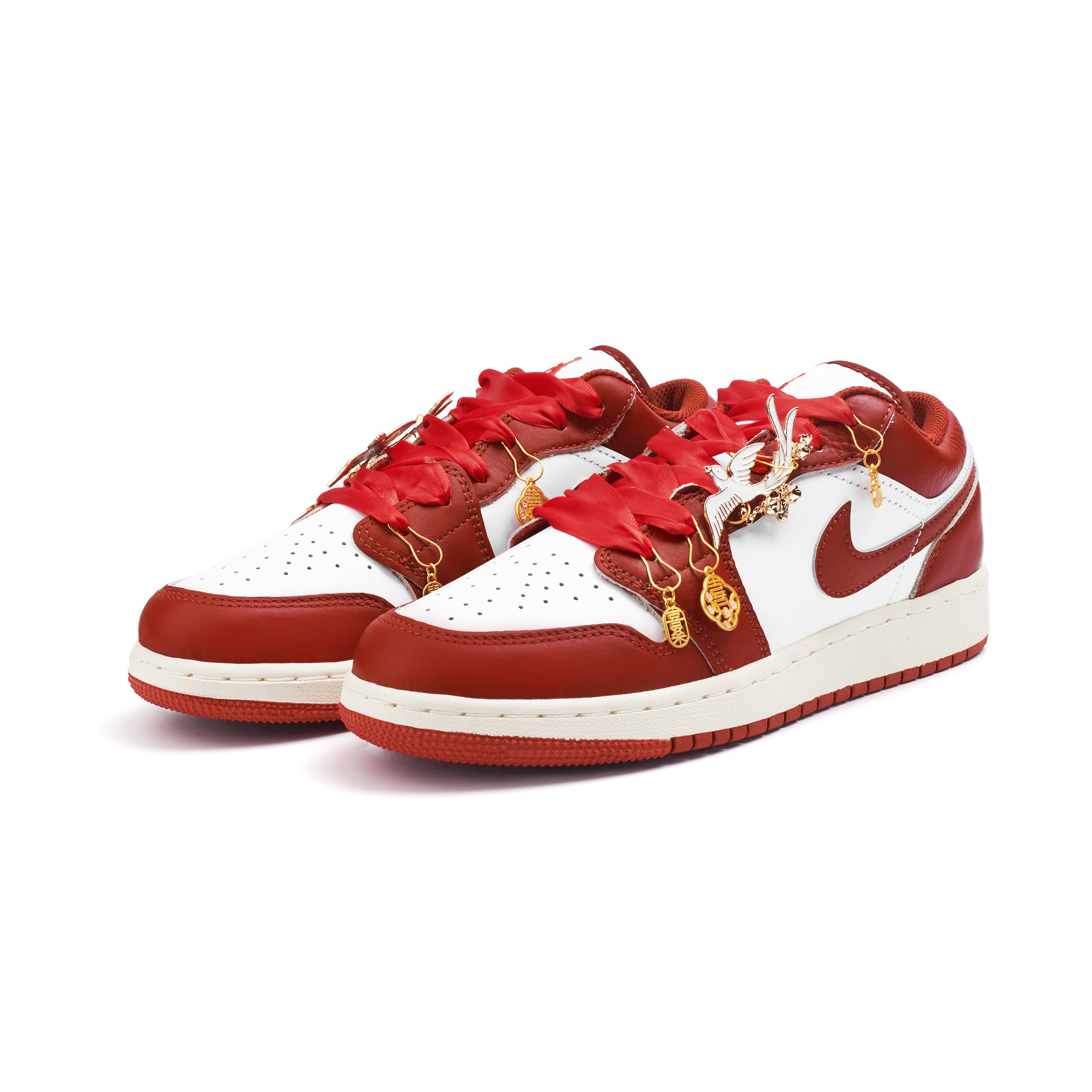 Jordan Air Jordan 1 Low top Vintage Basketball Shoes Women’s Red