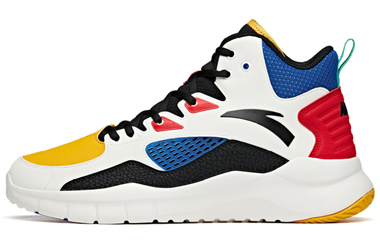 Anta Basketball Collection High top Vintage Basketball Shoes Men’s White Black Red