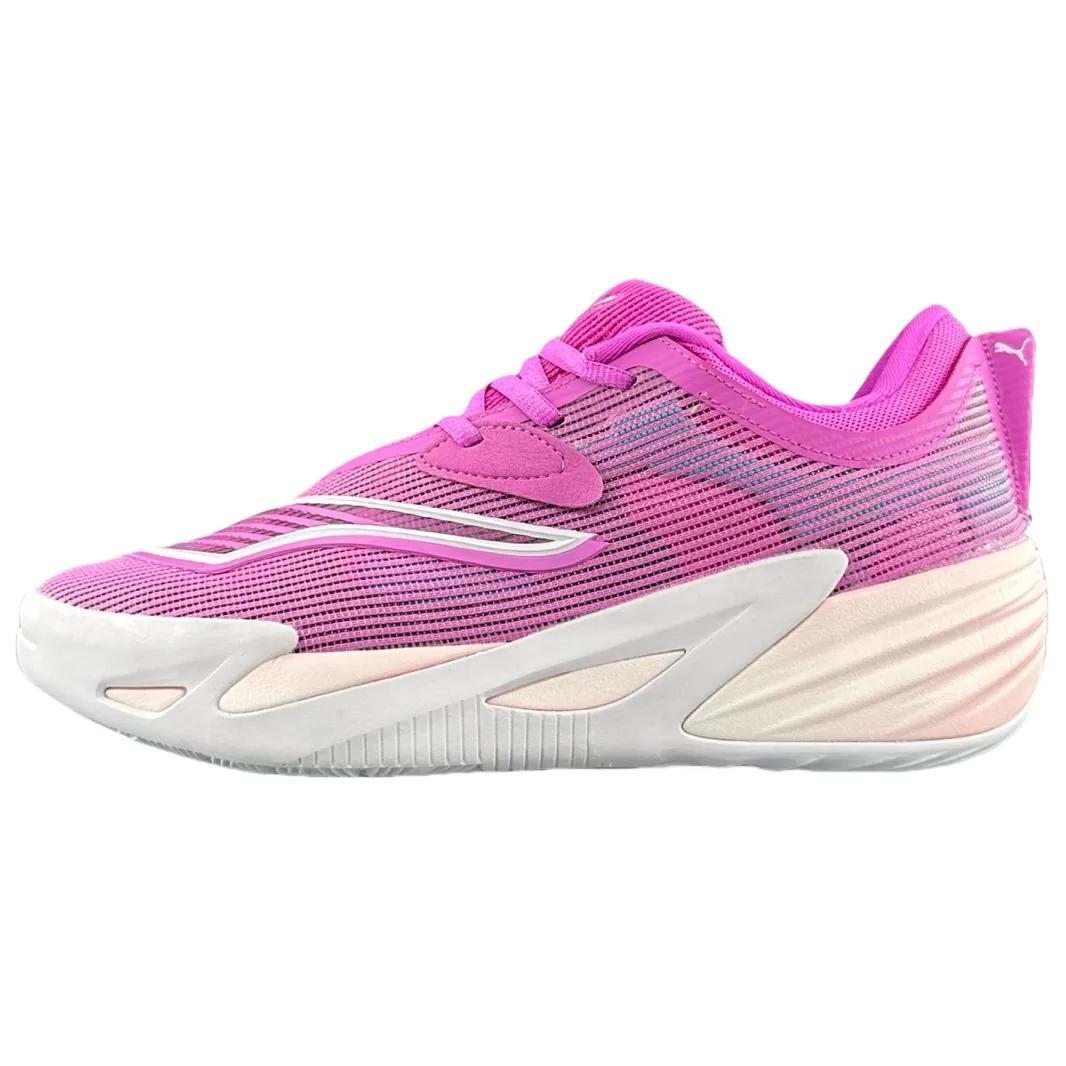 PUMA ALL PRO NITRO 2 Breathable Low top Basketball Shoes Unisex Purple