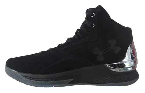 Under Armour Curry 1 Lux Mid Sde Black/Metallic Silver Black