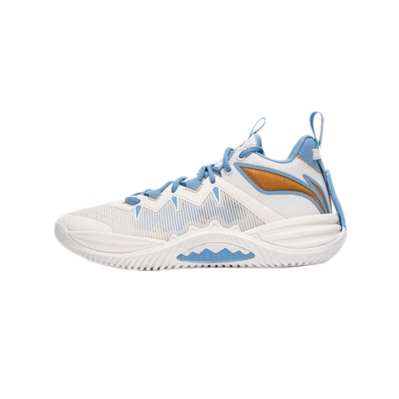 Li Ning Cushioning Slip Resistant Rebound Low top Basketball Shoes Men’s Ivory