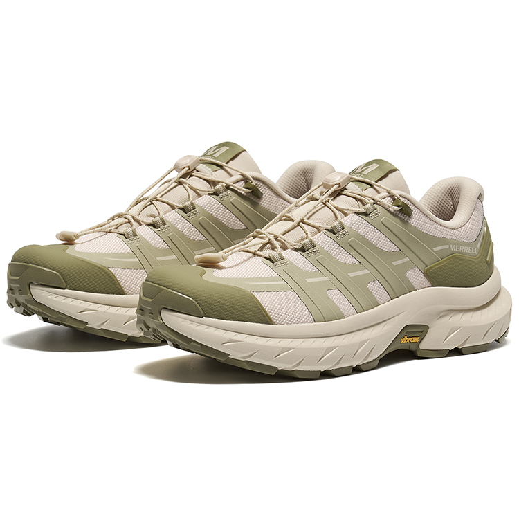 MERRELL FREE STRIDE Walk Cushioning Slip Resistant Hiking Shoes Men’s Green Khaki
