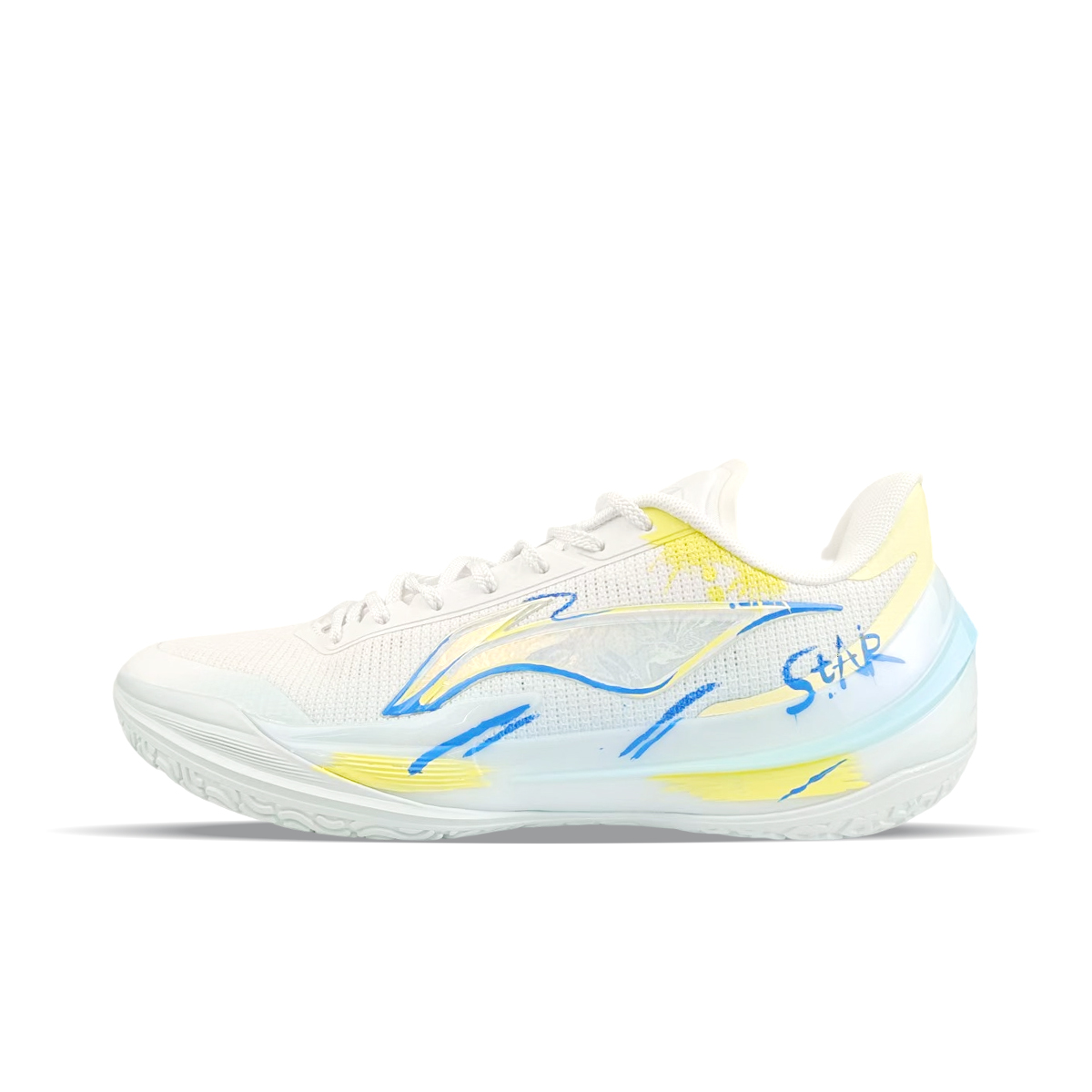 Li Ning Liren 5 V2 Rebound Anti Twist Grip Rebound Anti Twist Grip Low top Basketball Shoes Men’s White