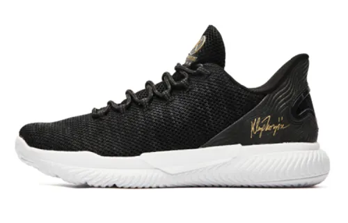 Anta Anta KT series Thompson basketball trend series KT fashion mesh fabric non-slip wear-resistant lightweight low-top basketball shoes men's black