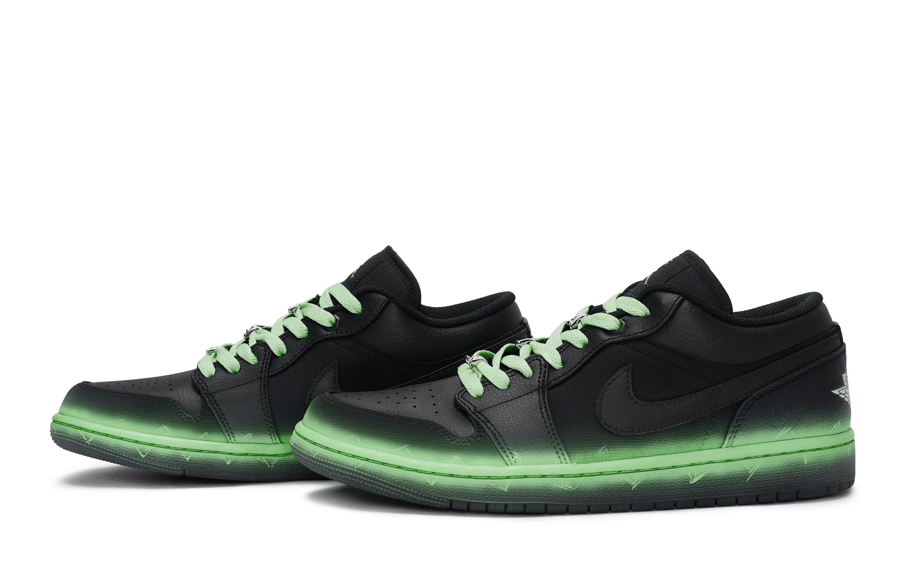 Jordan Air Jordan 1 811 Manufacturing, Current Surge Green, Special Shoe Box Slip Resistant Abrasion Resistant