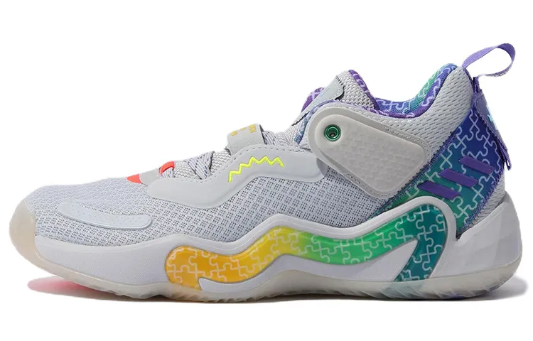Adidas D.O.N. Issue #3 Comfortable Fabric Cushioning Slip Resistant Abrasion Resistant Low top