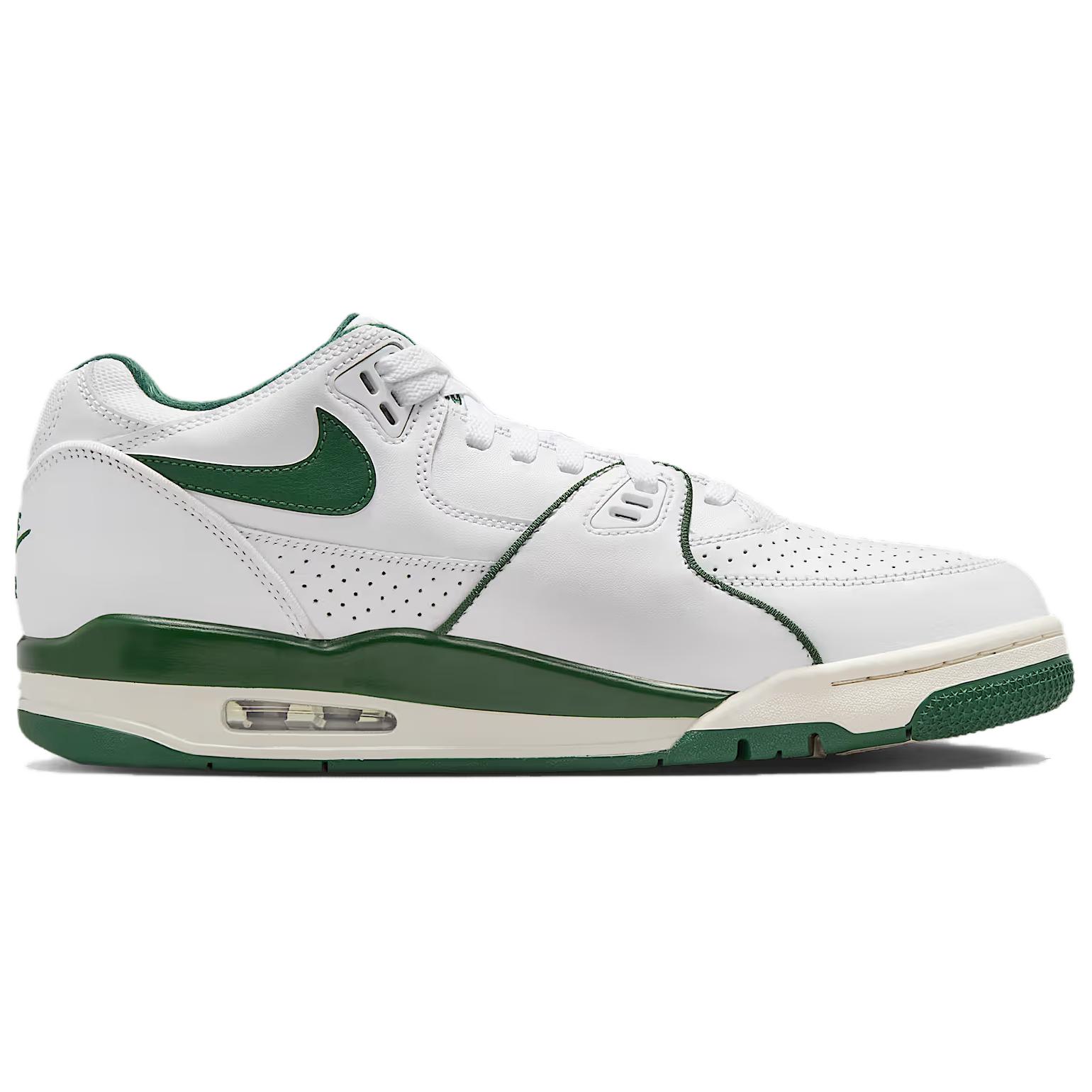 Nike Air Flight 89 Abrasion Resistant Low top Basketball Shoes Men’s White Green