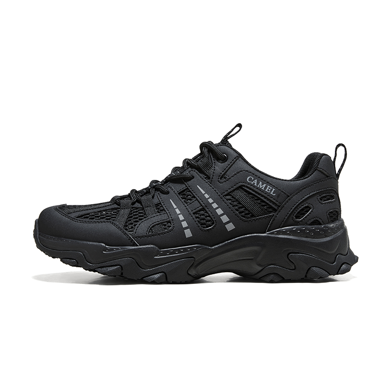 CAMEL Mountaineering & Hiking Shoes Men’s Low Top Black/Ecru/Light Gray/Black/Ecru/Black/Green/Black/Black/Gray