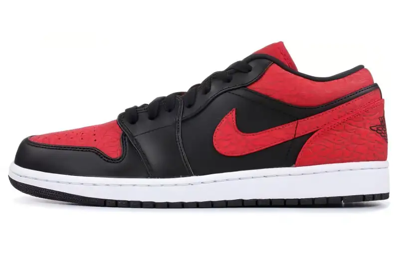 Jordan 1 Low Bred Elephant Print