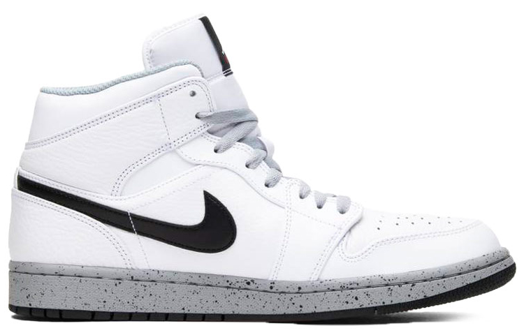 Jordan 1 Mid White Cement