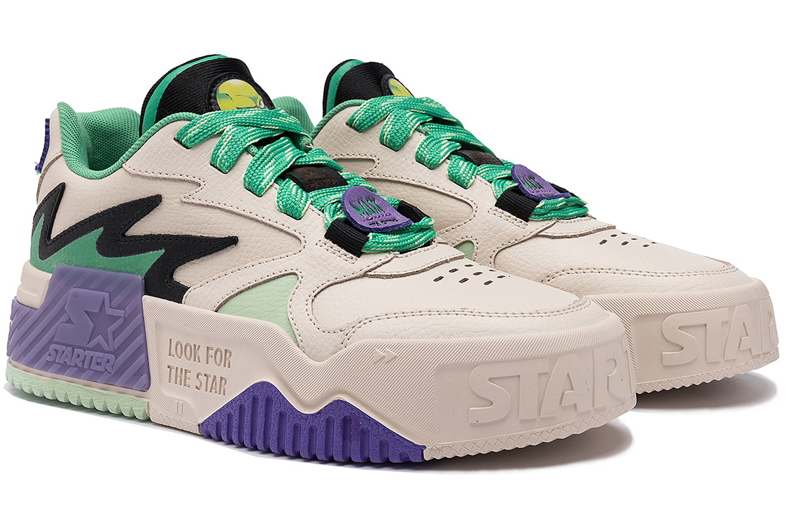 STARTER Skate Shoes Women's Low Top Purple