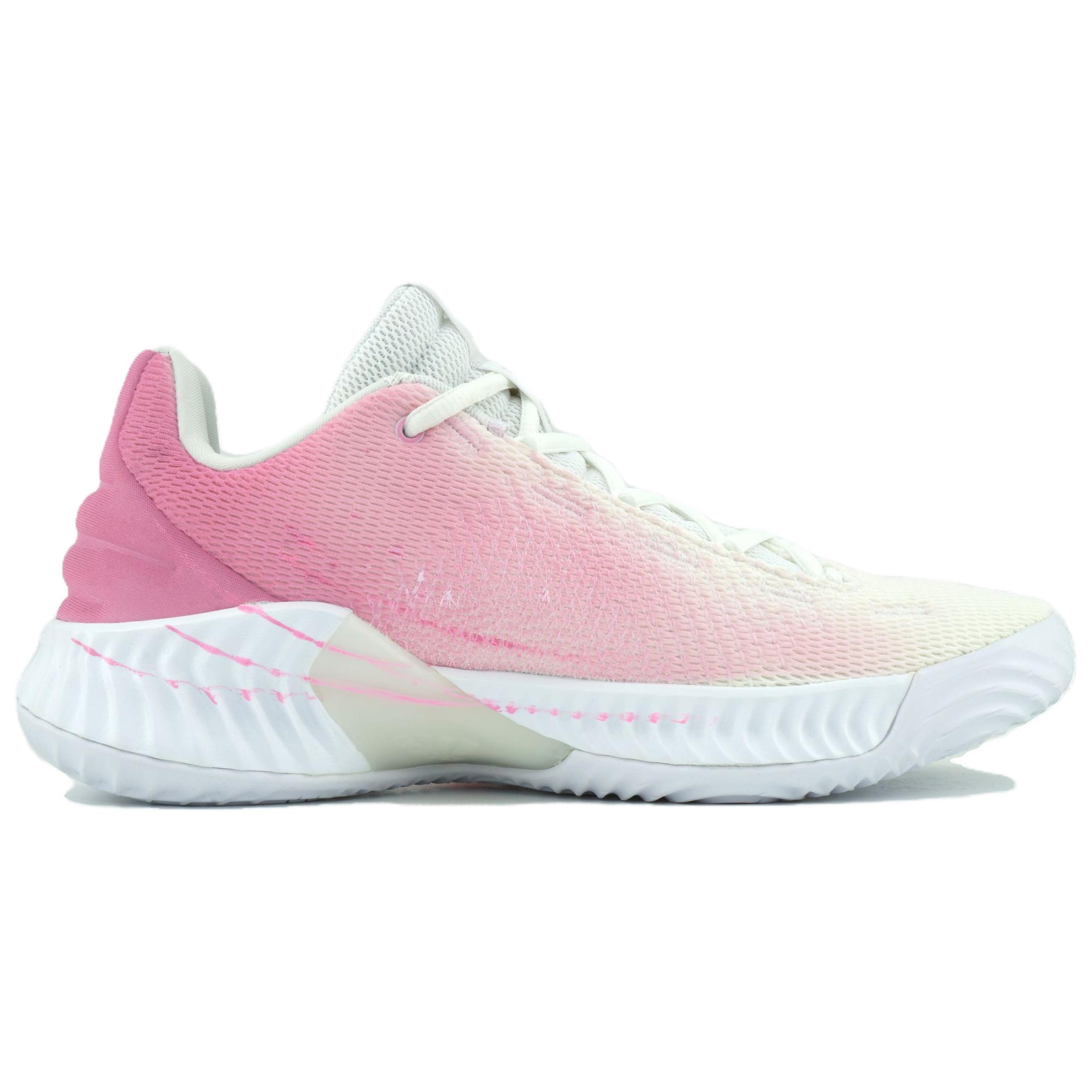 Adidas Pro Bounce 2018 Cherry Blossom Wind Chant Low top Basketball Shoes Men’s White Pink