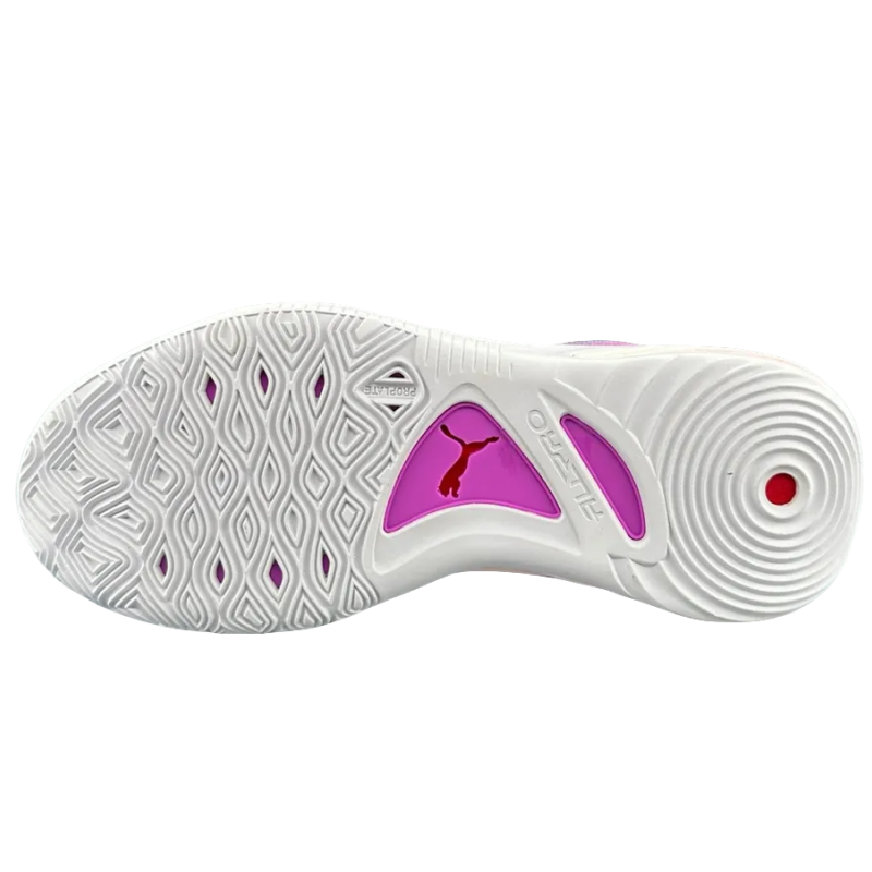 PUMA ALL PRO NITRO 2 Breathable Low top Basketball Shoes Unisex Purple