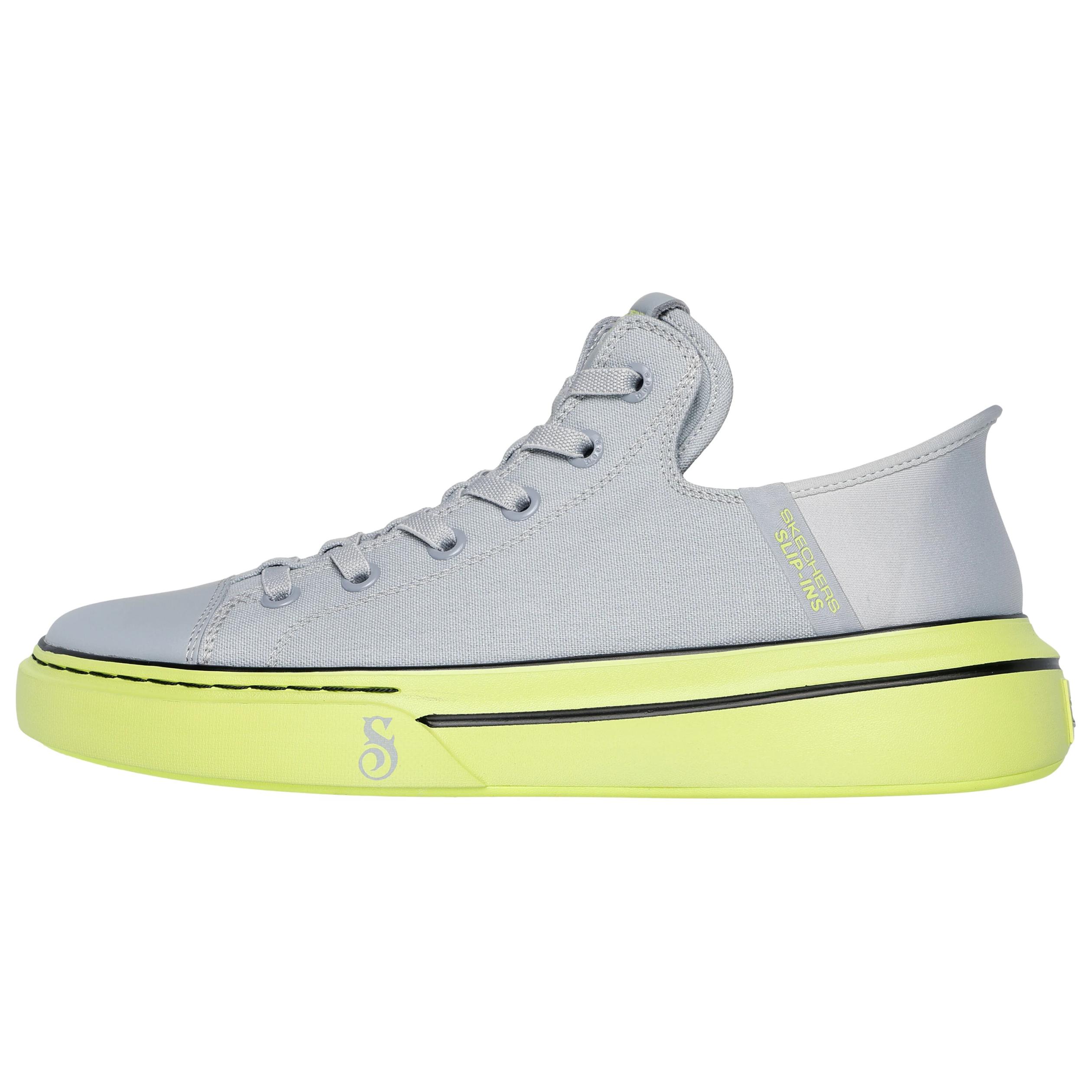 Snoop Dogg x Skechers Slip Ins Low top Canvas Shoes Men's Gray