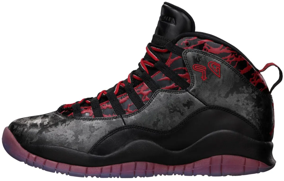 Jordan Air Jordan 10 Retro DB 'Doernbecher' Mid top Vintage Basketball Shoes Men's Elk Ash