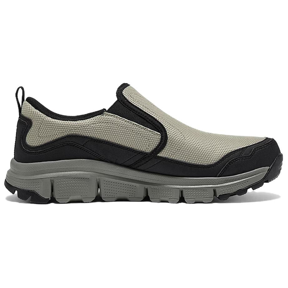 Skechers OUTDOOR MENS Comfortable And Lightweight Abrasion Resistant Low top Mountaineering Shoes Men’s Gray Black