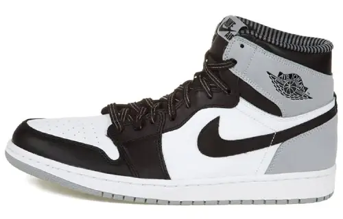 Jordan Air Jordan 1 Retro Barons Earl Anti-slip Lightweight High Top Retro Basketball Shoes Men's Gray White Black 2014 Edition