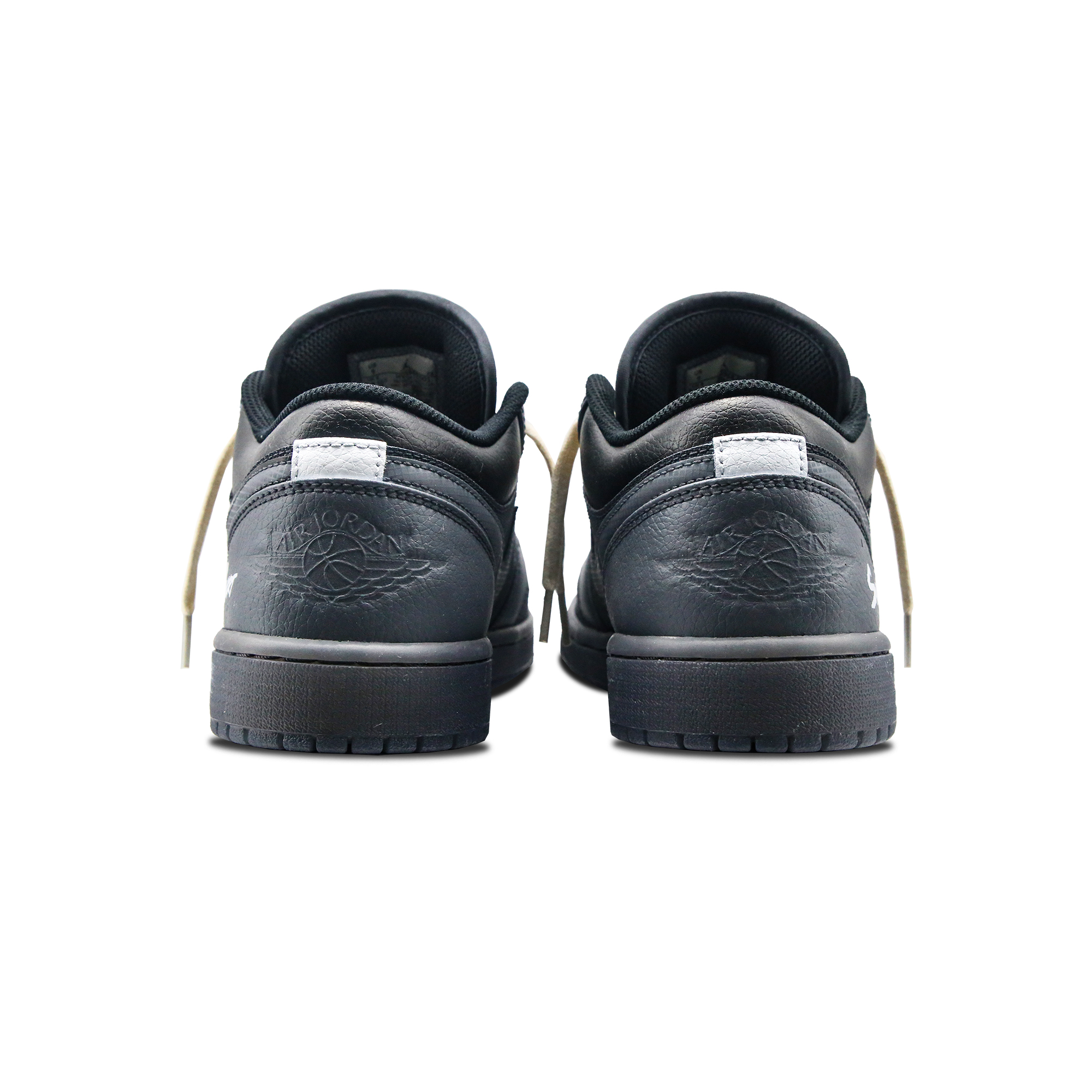 Jordan Air Jordan 1 LOW Polar Night Prism Anti Slip Wear Resistant Low Top Vintage Basketball Shoes Unisex Gray