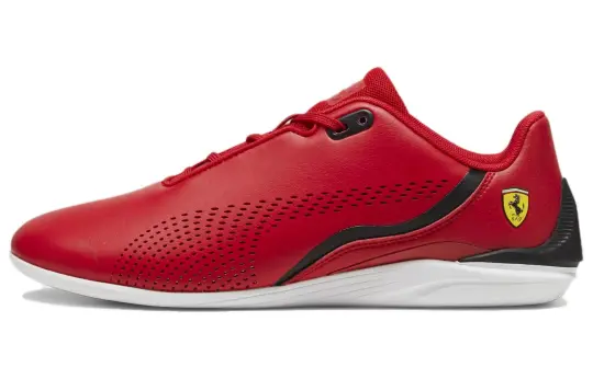 PUMA MAPF1 Drift Cat Decima Scuderia Ferrari Cushioning, Wear Resistant Low top Training Shoes Men's Red