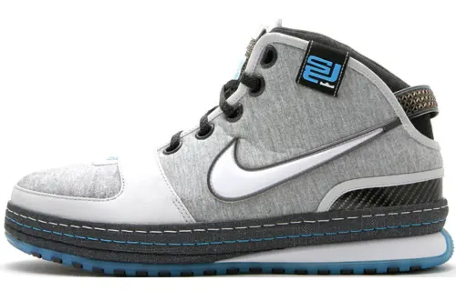 Nike Lebron 6 Athlete Comfortable Mid top Basketball Shoes Men's Gray