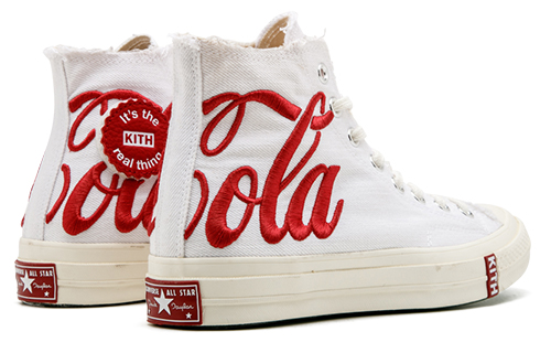 Кеды Converse Chuck Taylor All Star 70s Hi Kith Coca-Cola (бело-красные) — фото 4