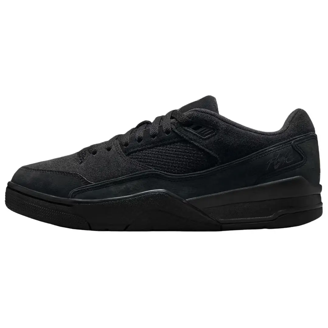 Jordan FLIGHT COURT Low top Vintage Basketball Shoes Men's Black