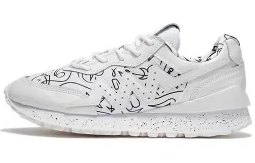 Artist DFT x LiNing Li Ning 001 shock-absorbing anti-slip wear-resistant low-top basketball shoes men's white
