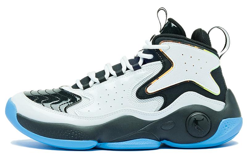 QIAODAN Cushioning High top Basketball Shoes Women’s Black White