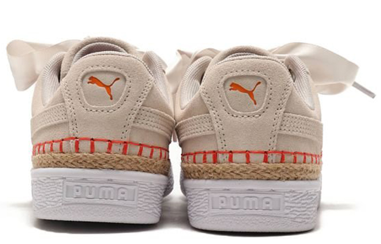 Женские кеды PUMA Suede Heart Sneakerdrille (розовые) — фото 4