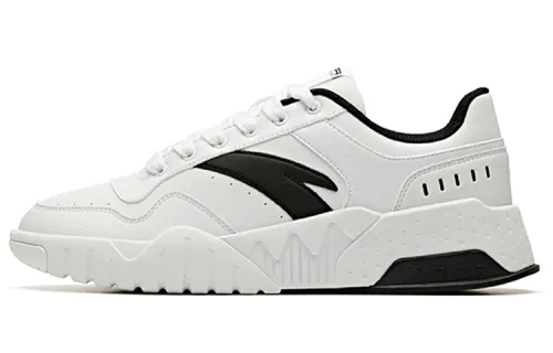 Anta Textile, Synthetic Leather Slip Resistant Cushioning Abrasion Resistant Lightweight Low top Skateboard Shoes Men's