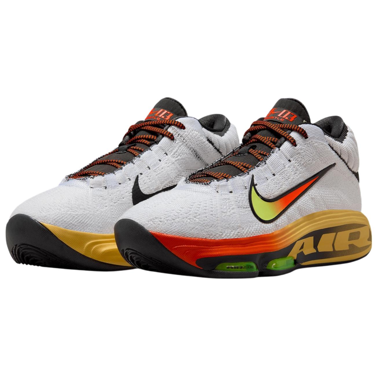 Nike G.T. Hustle 3 Abrasion Resistant Breathable Low top Basketball Shoes Unisex White