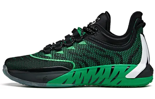 Anta Hayward GH1-Low comfortable and versatile shock-absorbing, non-slip and wear-resistant low-top basketball shoes for men, black and green
