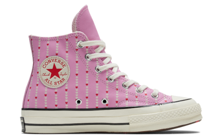 Кеды Converse Chuck 70 Love Fearlessly (розовые) — фото 2