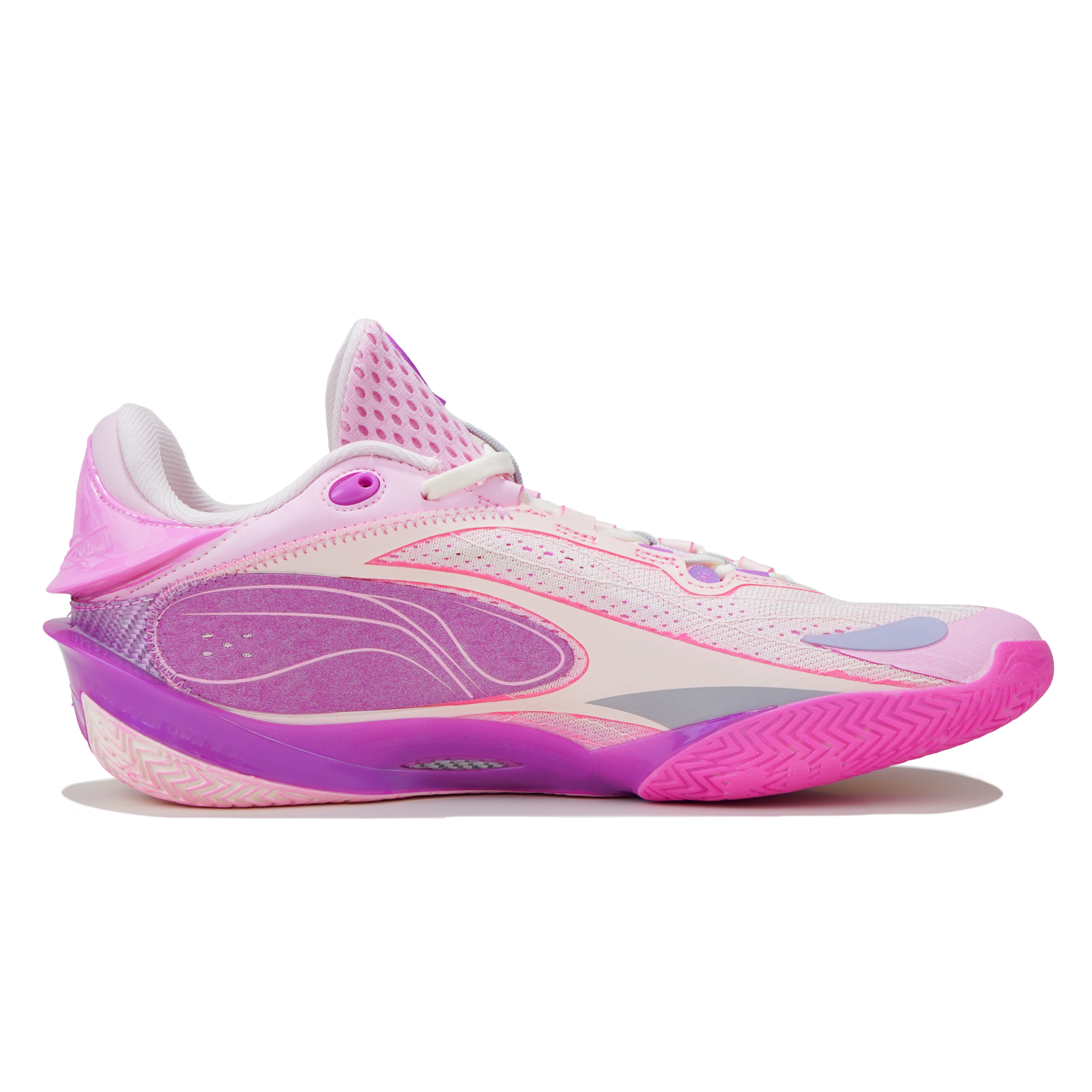 Li Ning Wade 808 5 ULTRA Low top Basketball Shoes Men’s Blue Pink Mismatched
