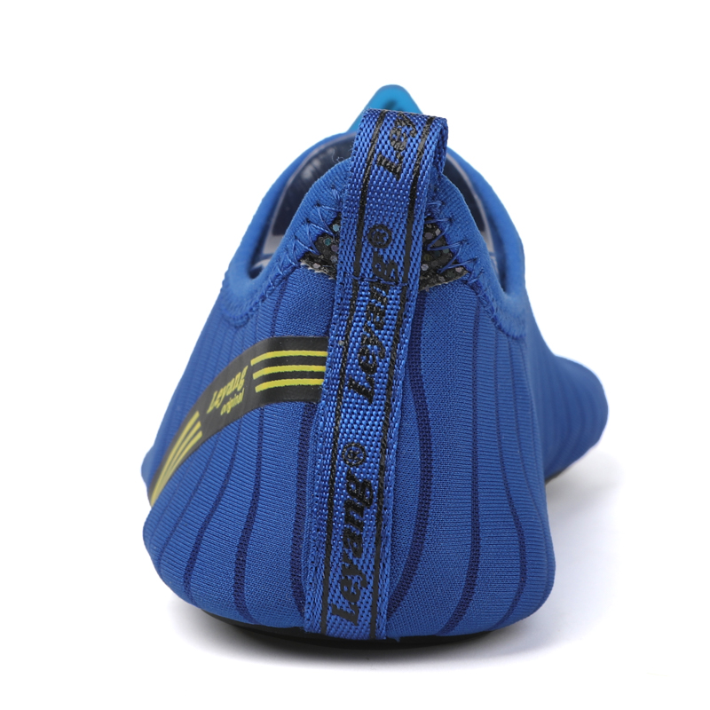 Leyang Cushioning Slip Resistant Abrasion Resistant Low top Training Shoes Unisex Royal Blue Yellow