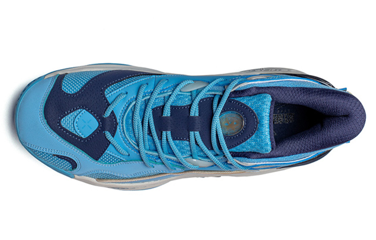 XTEP Abrasion Resistant Slip Resistant Low top Basketball Shoes Men’s Blue