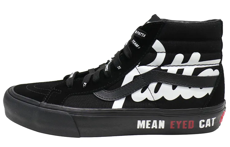 Sk8 Patta x Sk8 Vault Vans-Hi Reissue Vlt Lx 'Mean Eyed Cat - Black'
