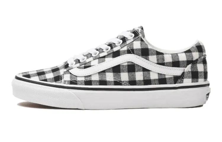Vans Old Skool Gingham 'Black White' Women's
