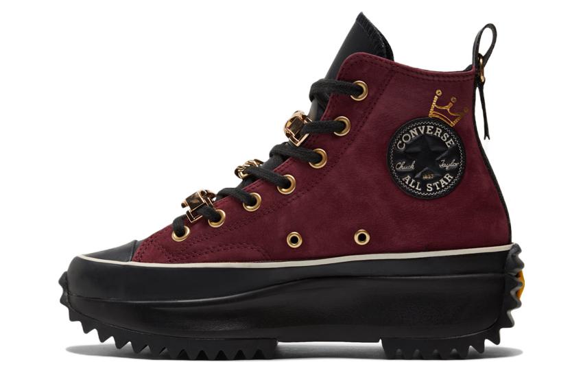 Run Star Wmns Converse Hike High 'Deep Bordeaux' Women's