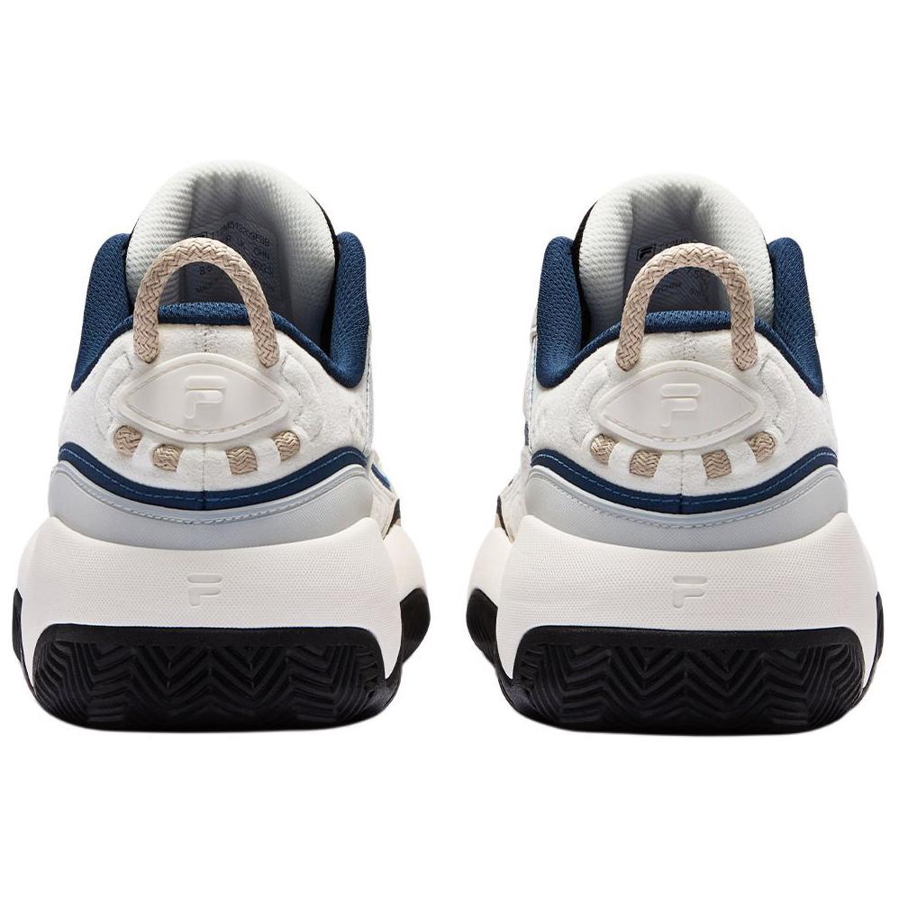 Pigalle x FILA FUSION FIRE Flame Shoes Textile, Synthetic Leather Abrasion Resistant Low top Vintage Basketball Shoes