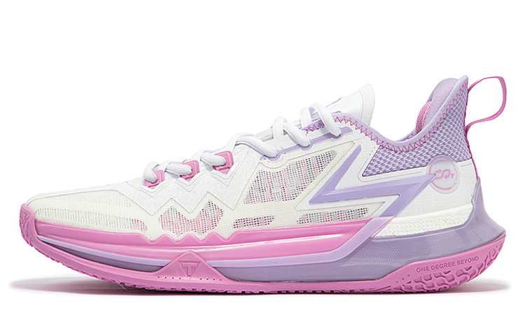 361° BIG3 Future Basketball Shoes Men’s Low Top 361 Degrees White/Digital Lavender