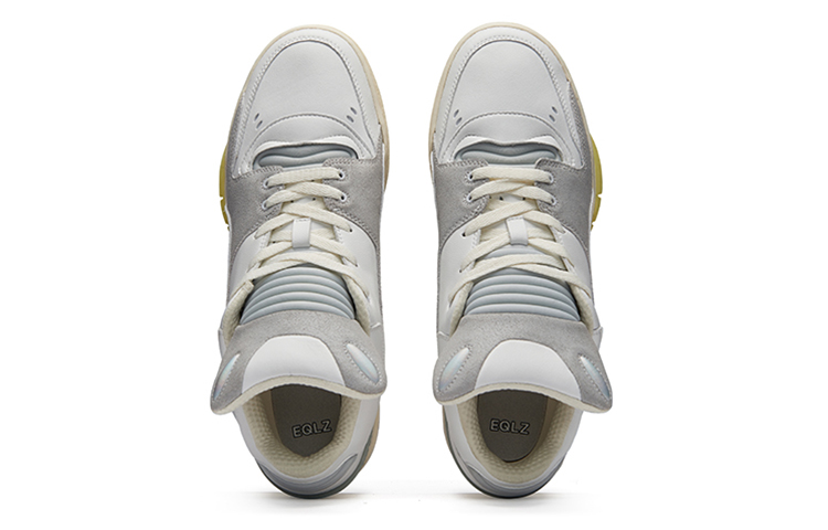 EQLZ EQUALIZER 1980 Leather Abrasion Resistant Breathable Coverage Support Balance Low top Vintage Basketball Shoes