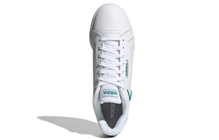 Мужские кеды adidas neo Roguera (бело-зеленые) — Белый / зелёный — фото 5