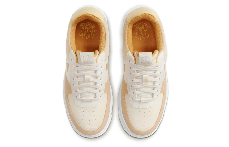 Женские кроссовки Nike Air Force 1 Pixel (желтый / белый) — Жёлтый / белый — фото 4