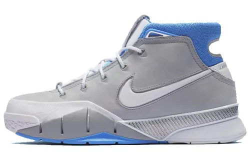 Nike Zoom Kobe 1 Protro MPLS OG Kobe High Top Retro Basketball Shoes Men's Gray North Carolina Blue