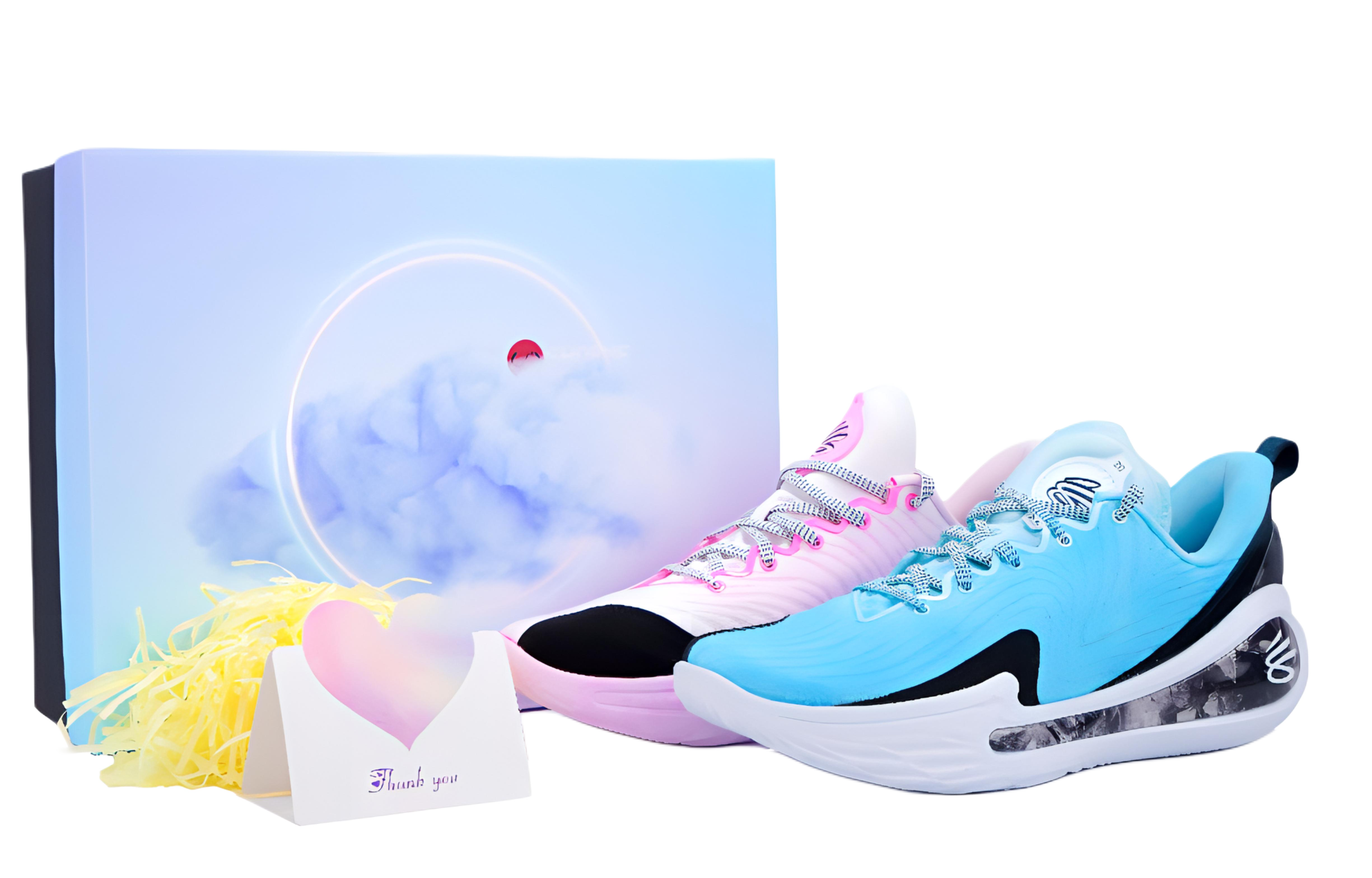 Under Armour Curry 12 Slip Resistant Abrasion Resistant Low top Basketball Shoes Men’s Blue Pink